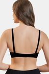 Maroon Clothing Double Layered Non Wired Full Coverage Tshirt Bra - Black — thumbnail 3