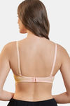Maroon Clothing Double Layered Non Wired Full Coverage Tshirt Bra - Skin — thumbnail 3