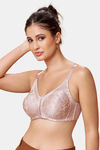 Maroon Clothing Double Layered Non Wired Full Coverage Minimiser Bra - Nude — thumbnail 2