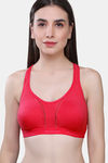 Maroon Clothing Racerback Sports Bra (Pack of 2) - Red & Purple — thumbnail 2