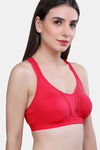 Maroon Clothing Racerback Sports Bra (Pack of 2) - Red & Purple — thumbnail 3