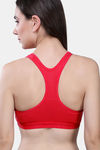 Maroon Clothing Racerback Sports Bra (Pack of 2) - Red & Purple — thumbnail 4