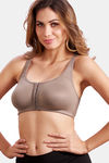 Maroon Clothing Non Padded Sports Bra - Grey — thumbnail 3