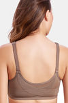 Maroon Clothing Non Padded Sports Bra - Grey — thumbnail 4