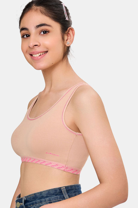 Maroon Clothing Non Padded Slip On Beginner Bra - Nude — image 2