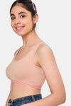 Maroon Clothing Non Padded Slip On Beginner Bra - Nude — thumbnail 2