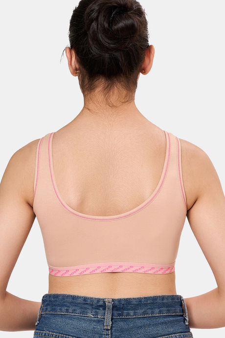 Maroon Clothing Non Padded Slip On Beginner Bra - Nude — image 3