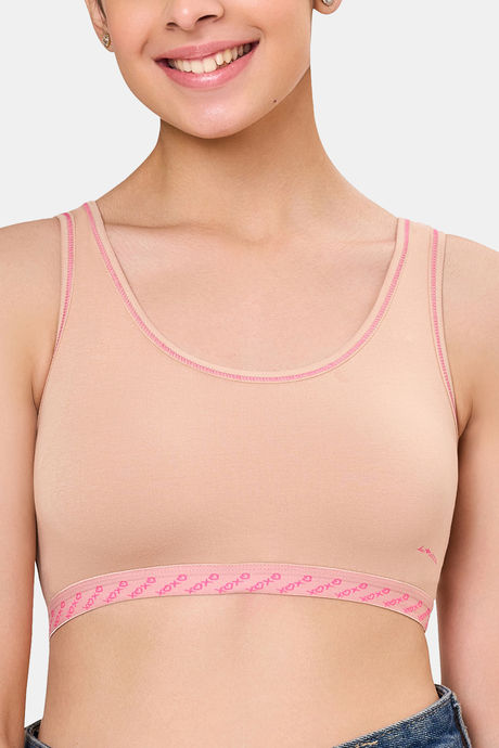 Maroon Clothing Non Padded Slip On Beginner Bra - Nude — image 4