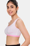 Maroon Clothing Non Padded Slip On Beginner Bra - White — thumbnail 2