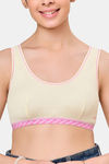 Maroon Clothing Non Padded Slip On Beginner Bra - Lemon — thumbnail 4