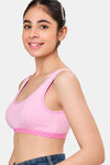 Maroon Clothing Non Padded Slip On Beginner Bra - Pink — thumbnail 2