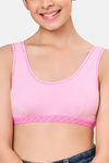 Maroon Clothing Non Padded Slip On Beginner Bra - Pink — thumbnail 4
