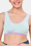 Maroon Clothing Non Padded Slip On Beginner Bra - SeaGreen — thumbnail 4