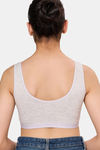 Maroon Clothing Non Padded Slip On Beginner Bra - Grey — thumbnail 3