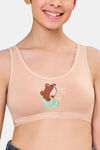 Maroon Clothing Non Padded Slip On Beginner Bra - Nude — thumbnail 4