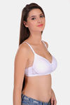 Featherline Padded Non Wired 3/4th Coverage T-Shirt Bra - White — thumbnail 3