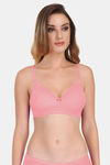 Featherline Padded Non Wired 3/4th Coverage T-Shirt Bra - Coral — thumbnail 1