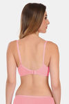 Featherline Padded Non Wired 3/4th Coverage T-Shirt Bra - Coral — thumbnail 2