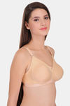 Featherline Padded Non Wired Full Coverage Minimiser Bra - Skin — thumbnail 3