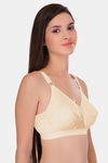 Featherline Single Layered Non-Wired Full Coverage Minimiser Bra - Skin — thumbnail 2