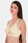 Featherline Single Layered Non-Wired Full Coverage Minimiser Bra - Skin — thumbnail 3