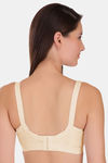 Featherline Single Layered Non-Wired Full Coverage Minimiser Bra - Skin — thumbnail 4