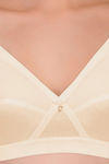 Featherline Single Layered Non-Wired Full Coverage Minimiser Bra - Skin — thumbnail 5