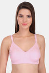 Featherline Padded Non-Wired Full Coverage Minimiser Bra - Pink — thumbnail 1
