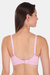 Featherline Padded Non-Wired Full Coverage Minimiser Bra - Pink — thumbnail 4