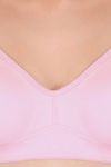 Featherline Padded Non-Wired Full Coverage Minimiser Bra - Pink — thumbnail 5