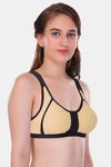 Featherline Single Layered Non-Wired Full Coverage Super Support Bra - Skin — thumbnail 2