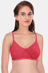 Featherline Padded Non-Wired Full Coverage T-Shirt Bra - Tomato — thumbnail 2