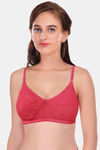 Featherline Padded Non-Wired Full Coverage T-Shirt Bra - Tomato — thumbnail 3