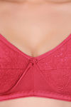 Featherline Padded Non-Wired Full Coverage T-Shirt Bra - Tomato — thumbnail 5