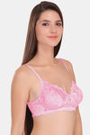 Featherline Single Layered Non-Wired Full Coverage T-Shirt Bra - Pink — thumbnail 2