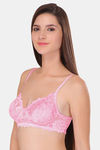 Featherline Single Layered Non-Wired Full Coverage T-Shirt Bra - Pink — thumbnail 3