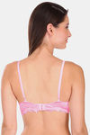 Featherline Single Layered Non-Wired Full Coverage T-Shirt Bra - Pink — thumbnail 4