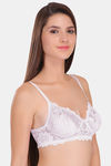 Featherline Single Layered Non-Wired Full Coverage T-Shirt Bra - White — thumbnail 2