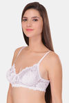 Featherline Single Layered Non-Wired Full Coverage T-Shirt Bra - White — thumbnail 3