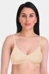 Featherline Single Layered Non Wired 3/4th Coverage T-Shirt Bra - Skin — thumbnail 1
