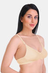Featherline Single Layered Non Wired 3/4th Coverage T-Shirt Bra - Skin — thumbnail 4