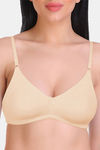 Featherline Single Layered Non Wired 3/4th Coverage T-Shirt Bra - Skin — thumbnail 5