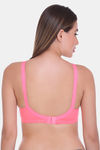Featherline Double Layered Non Wired Full Coverage Minimiser Bra - Tomato — thumbnail 2