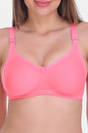 Featherline Double Layered Non Wired Full Coverage Minimiser Bra - Tomato — thumbnail 5