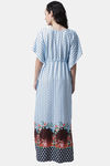 Secret Wish Polyester Loungewear Dress - Blue — thumbnail 3