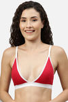 Berry'S Intimatess Red And White Triangle Cup T Shirt Women'S Bra  — thumbnail 1