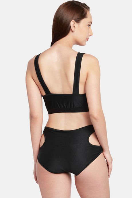 Berry's Intimates Polyester Elastane With Button Swim Set - Black — image 2