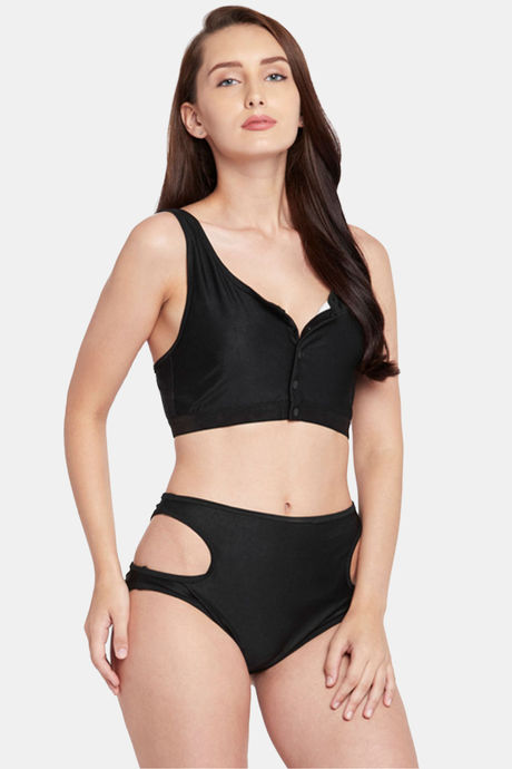 Berry's Intimates Polyester Elastane With Button Swim Set - Black — image 5