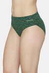 Fruit of the Loom Mid Rise Three-Fourth Coverage Bikini (Pack Of 3) - Blue Crimson Botonical Garden — thumbnail 11