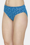Fruit of the Loom Mid Rise Three-Fourth Coverage Bikini (Pack Of 3) - Blue Crimson Botonical Garden — thumbnail 3